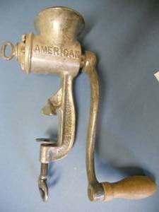 lot 84 image: American Meat Grinder
