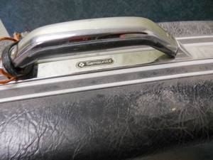 lot 127 image: Old Samsonite Hardside Suitcase with key