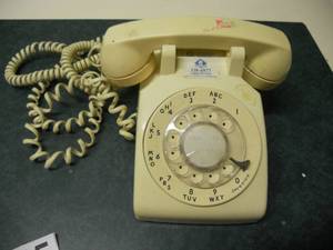 lot 145 image: Rotary Dial Land-line Telephone