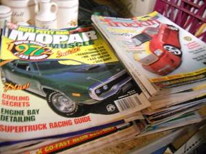 lot 143 image: Stacks of Car Magazines