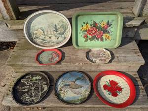 lot 53 image: Lot of Seven Vintage Platters