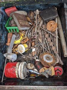 lot 65 image: Assorted Tools & Hardware - see photos