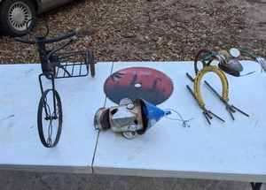 lot 302 image: Found Object & Metal Art