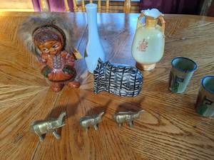 lot 170 image: Assorted Vintage Figurines (Naber Doll and Others)
