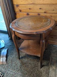 lot 176 image: Well Loved Vintage Side Table