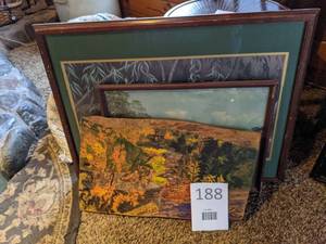 lot 188 image: Folk Art and Framed Artwork