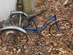 lot 281 image: Vintage Schwinn Three Wheel Cruiser Bike