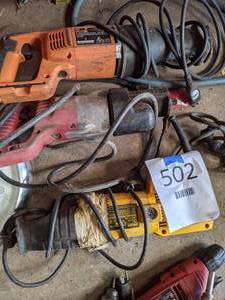 lot 502 image: (3) Working Reciprocating Saws