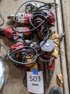 lot 503 image: Assorted Power Tools - All Working