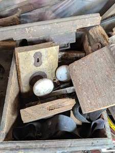 lot 334 image: Vintage Hardware - Doorknobs and Other Misc.