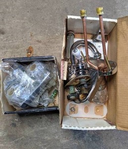 lot 35 image: Assorted Faucets and Plumbing Hardware
