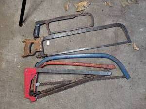 lot 77 image: Lot of Five Hand Saws