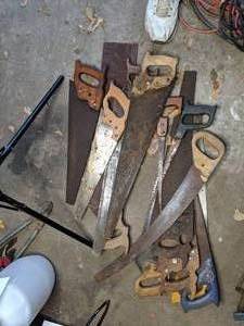 lot 78 image: Assorted Hand Saws