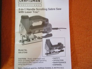 lot 9 image: Craftsman Jig Saw