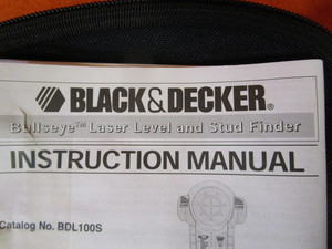 lot 25 image: (New) Black & Decker Laser LevelStud Finder