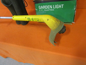 lot 62 image: Water Fountain, Electric Trimmer, Palm Tree Light