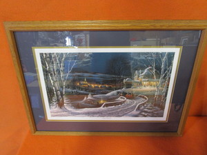 lot 64 image: Terry Redlin Picture & Religious Pictures
