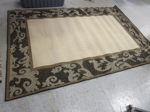 lot 100 image: (2) Area Rugs 6x9 & 4x6