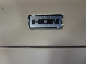 lot 101 image: Hon File Cabinent