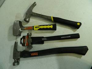 lot 20 image: 4 New Hammers