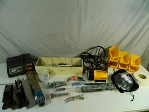 lot 29 image: Battery Charger, Hand Tools, Shop Supplies