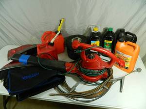 lot 34 image: Lawn Blower, Shop Supplies, Etc