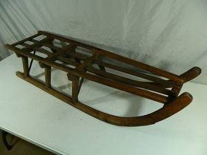 lot 41 image: Old Wooden Sled