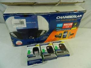 lot 75 image: New Chamberlain Smart Garage Door Opener