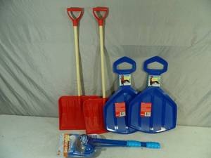 lot 85 image: New Kids Snow Shovels and Snow Toys