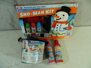lot 86 image: New Snow Markers, Snowman Kits, Etc