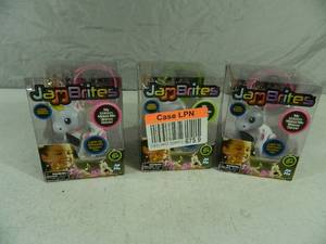 lot 156 image: 3 New JamBrites Wireless Speakers with Bracelets