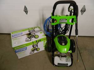lot 1B image: New Greenworks 2000 PSI Pressure Washer