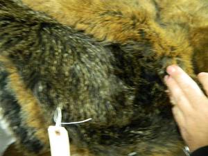 lot 13A image: Fur Buggy Robe  Blanket