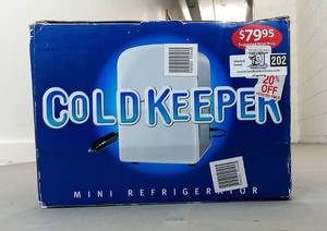 lot 202 image: Cold Keeper Mini Refrigerator with Auto Adapter