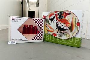 lot 219 image: Ceramic Serving and Storage Set.