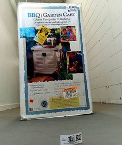 lot 220 image: Suncast BBQ Garden Cart Never Used, Still in their Original Box