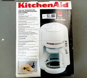 lot 225 image: Kitchenaid 12 Cup Ultra Coffeemaker  Never Used, Still in Box