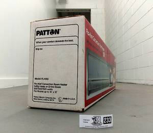 lot 233 image: Patton Flo-Aire Convection Room Heater New In Box Never Opened