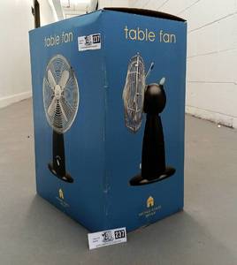 lot 237 image: Holmes 16 Oscillating Fan & Michael Graves Design Table Fan New In Original Box