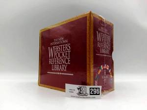 lot 296 image: Websters Pocket Reference Library (still sealed in plastic), Barnes & Noble SpanishEnglish Dictionary, Presidents Flash Cards (43 Cards)