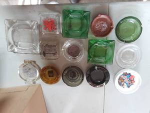 lot 6 image: Lot Of CollectibleAdvertizing Ash Trays