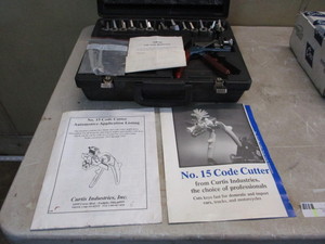 lot 2 image: Curtis Ind No 15 Code Cutter Kit