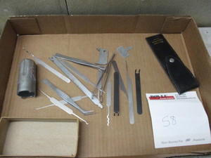 lot 58 image: Assorted Picks & Tools