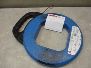 lot 136 image: 18 steel fish tape
