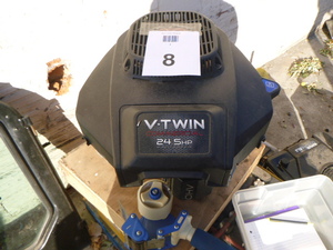 lot 8 image: Toro V-Twin Commercial 24.5 HP Motor