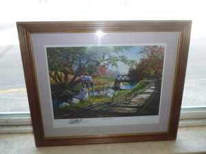 lot 16 image: Nary a Care Framed Print by Ken Zilla