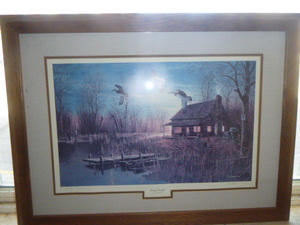 lot 18 image: Passing Through Framed Print by Jim Hansel