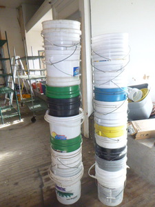lot 74 image: Lot of 5 Gallon Pales