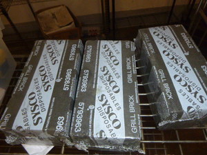 lot 86 image: 3 Sysco Grill Bricks