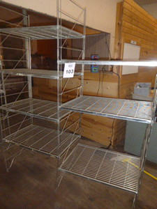 lot 103 image: Double Shelving